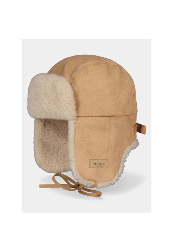 Czapka Damska Barts Kegalle Bomber. Kolor: brązowy. Materiał: futro