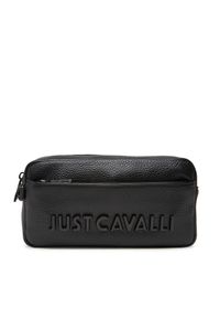 Just Cavalli Saszetka 78QA4B14 ZSB81 Czarny. Kolor: czarny. Materiał: skóra