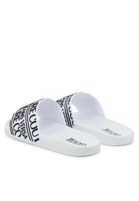 Versace Jeans Couture Klapki 79YA3SQ1 71352 003 Biały. Kolor: biały