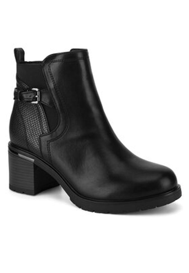 Clara Barson Botki WYL3851-2 Czarny. Kolor: czarny. Materiał: materiał
