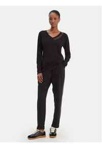 Liu Jo Sport Bluzka TA6053 JS003 Czarny Regular Fit. Kolor: czarny. Materiał: bawełna. Styl: sportowy #2