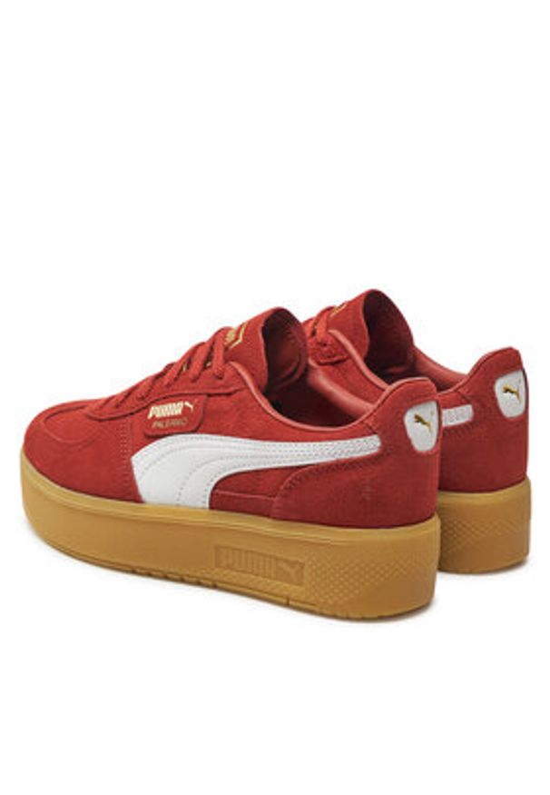 Puma Sneakersy Palermo Elevata Wns 399348 03 Czerwony. Kolor: czerwony. Materiał: skóra