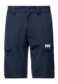 Helly Hansen Szorty materiałowe Hh Qd Cargo 54154 Granatowy Regular Fit. Kolor: niebieski. Materiał: materiał, syntetyk