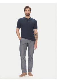 Pierre Cardin Polo C5 51314.5094 Granatowy Slim Fit. Typ kołnierza: polo. Kolor: niebieski. Materiał: bawełna #4