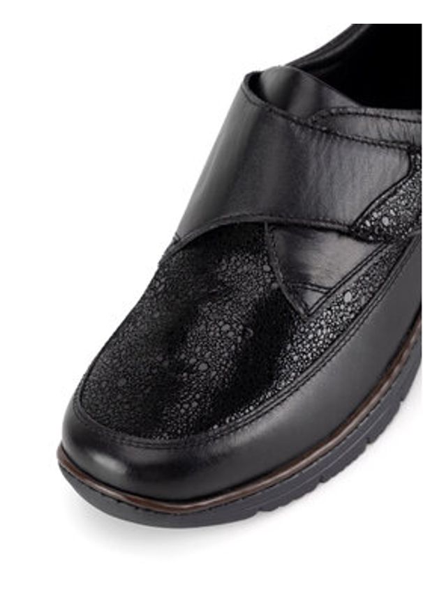 Go Soft Półbuty WI23-REBECA-18 Czarny. Kolor: czarny. Materiał: skóra