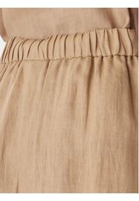 Marella Spódnica trapezowa Biada 2615101082 Beżowy Regular Fit. Kolor: beżowy. Materiał: len #5