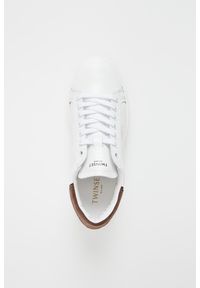 Twinset Milano - Sneakersy damskie skórzane TWINSET. Materiał: skóra #2