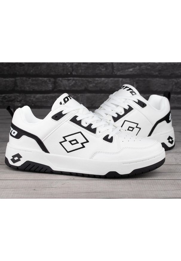 LOTTO - Buty męskie sportowe Lotto AWERY. Kolor: biały, czarny, wielokolorowy