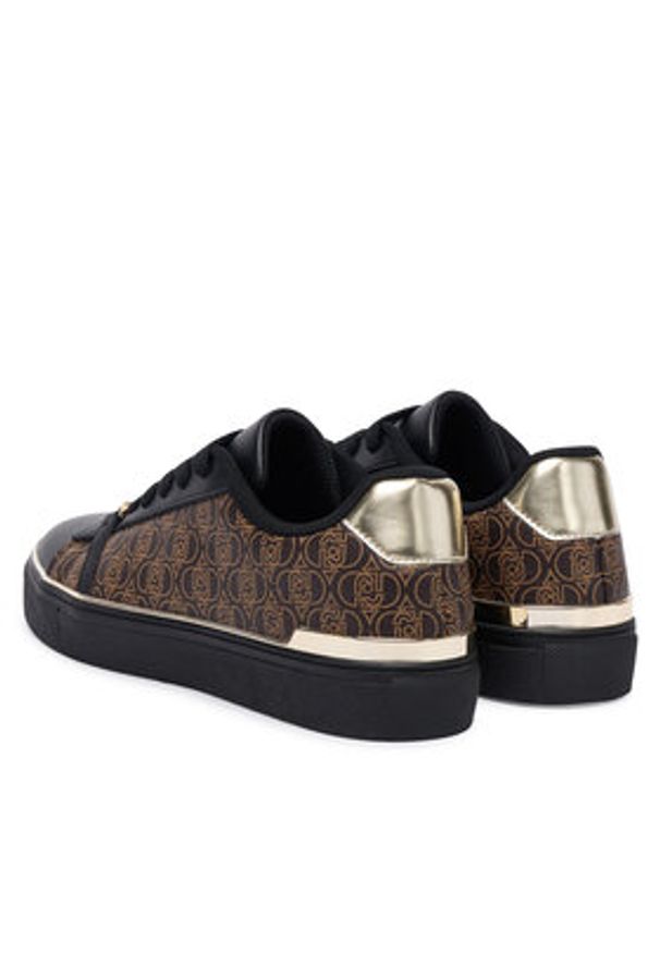 Liu Jo Sneakersy Kiki 01 BF5063 EX323 Czarny. Kolor: czarny. Materiał: skóra