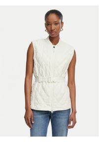 Guess Bezrękawnik W6GL01 W1400 Biały Regular Fit. Kolor: biały. Materiał: syntetyk. Długość rękawa: bez rękawów #1