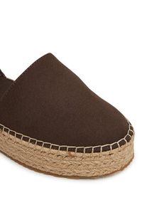 Calvin Klein Jeans Espadryle Flatform Espadrille Sling Mg YW0YW01735 Brązowy. Kolor: brązowy. Materiał: materiał