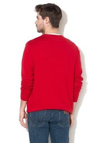 Wrangler - WRANGLER CREW KNIT MĘSKI SWETER KLASYCZNY SCARLET RED W8567PDUU. Styl: klasyczny #3