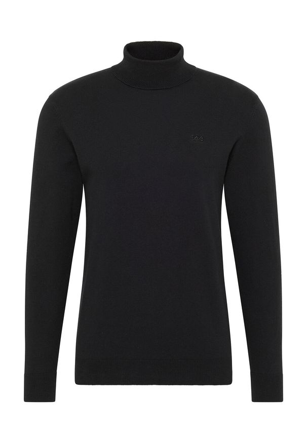 Lee - LEE HIGH NECK KNIT MĘSKA SWETER CIEPŁY ELEGANCKI BLACK 112341698 L83C011656. Styl: elegancki