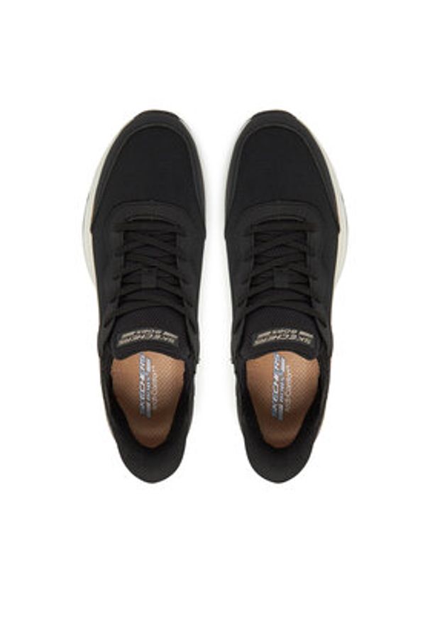 skechers - Skechers Sneakersy Bobs Arch Comfort B Sweet-A Look 117627/BLK Czarny. Kolor: czarny. Materiał: materiał