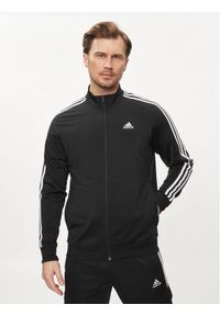 Adidas - adidas Bluza Essentials Warm-Up 3-Stripes H46099 Czarny Regular Fit. Kolor: czarny. Materiał: syntetyk #1