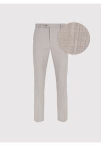 Pako Lorente - PAKO LORENTE – Spodnie garniturowe w kolorze beżowym. Kolor: beżowy. Materiał: poliester, elastan, wiskoza. Wzór: gładki. Styl: elegancki #5