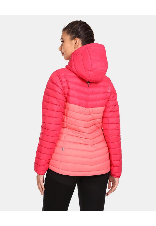 Damska kurtka puchowa Kilpi PYRAMIDEN-W. Kolor: różowy. Materiał: nylon. Sport: turystyka piesza