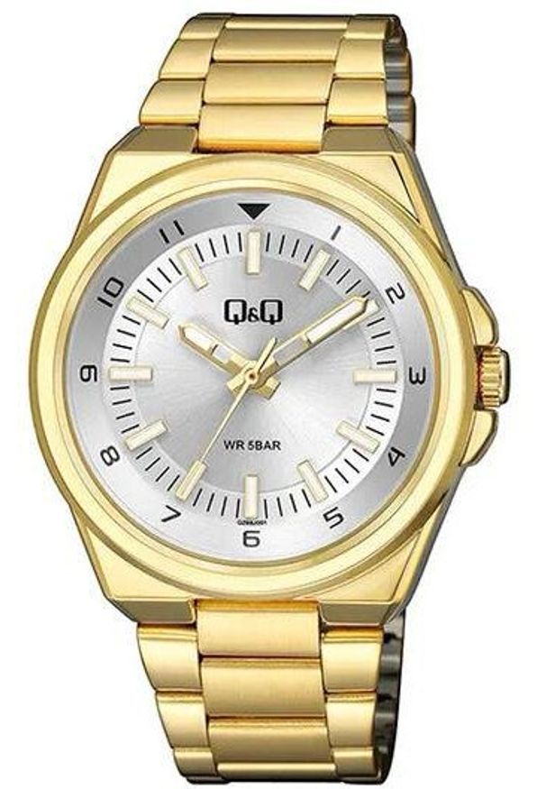 Zegarek męski QQ QZ68-001 złoty. Kolor: złoty