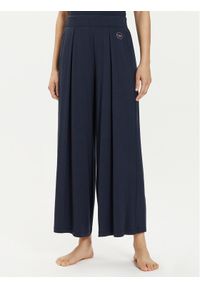 Emporio Armani Underwear Spodnie piżamowe 164850 4R224 00135 Granatowy Relaxed Fit. Kolor: niebieski. Materiał: wiskoza #1
