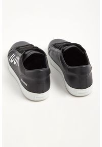Sneakersy męskie skórzane DSQUARED2. Materiał: materiał, skóra. Wzór: nadruk