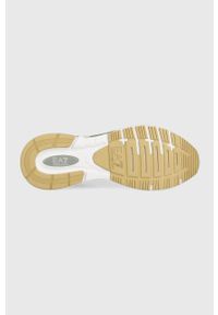 EA7 Emporio Armani sneakersy kolor biały. Nosek buta: okrągły. Zapięcie: sznurówki. Kolor: biały. Materiał: guma. Obcas: na platformie #2
