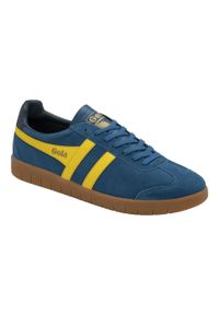 Buty do chodzenia męskie Gola Hurricane. Kolor: wielokolorowy. Materiał: zamsz, materiał. Szerokość cholewki: normalna. Sport: turystyka piesza