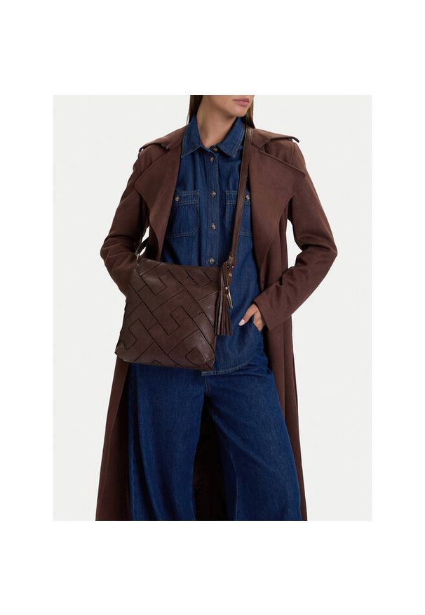 Torebka Lasocki. Kolor: brązowy