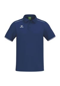 ERIMA - Polo Erima CMPT. Typ kołnierza: polo. Kolor: niebieski, biały, wielokolorowy. Materiał: tkanina. Sport: fitness, piłka nożna