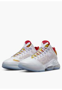 Buty do koszykówki męskie Nike LeBron XIX Low Magic Fruity Pebbles. Kolor: biały. Sport: koszykówka #4