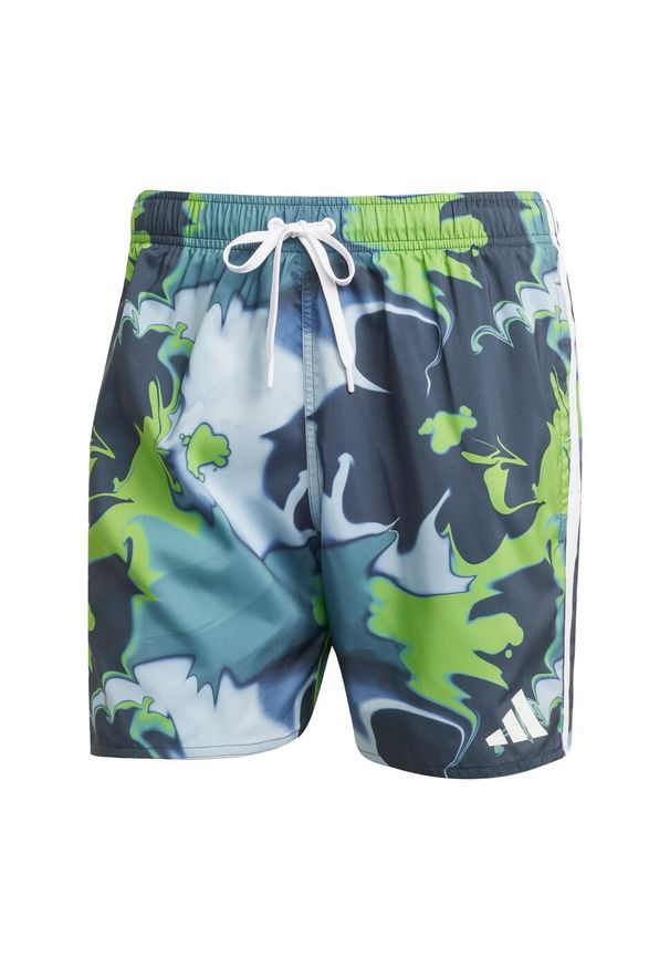Adidas - Szorty do pływania Tie-Dye 5-Inch. Kolor: biały, wielokolorowy, fioletowy. Materiał: materiał