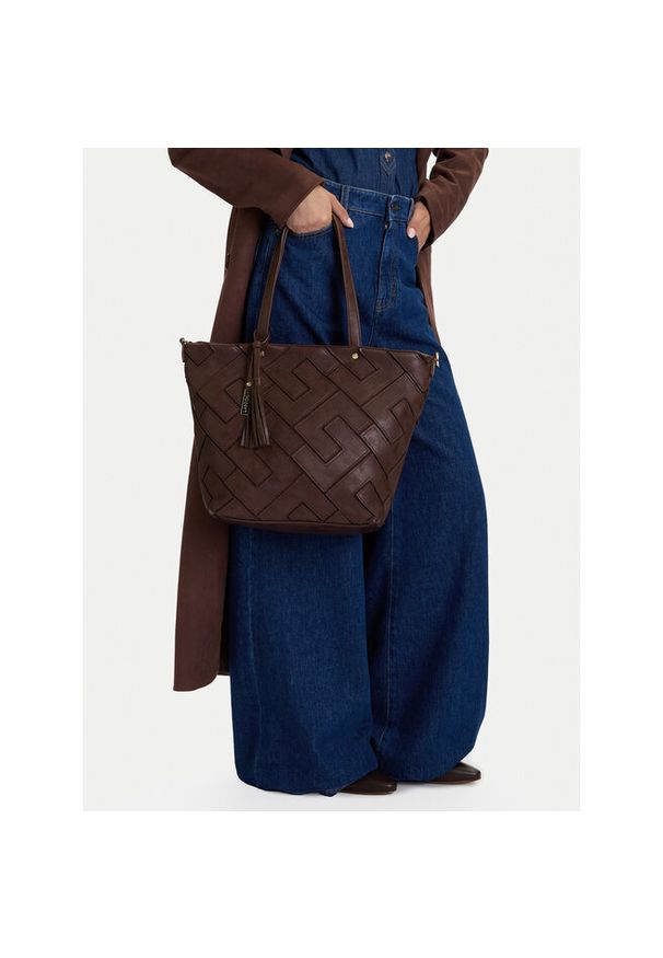 Torebka Lasocki. Kolor: brązowy