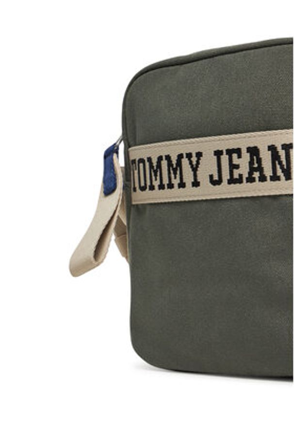 Tommy Jeans Saszetka Tjm Retro Cool Reporter AM0AM13277 Khaki. Kolor: brązowy. Materiał: materiał