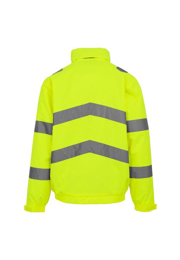 Regatta - Męska Kurtka Pro Contract Dover HiVis Jacket. Kolor: żółty. Sport: turystyka piesza