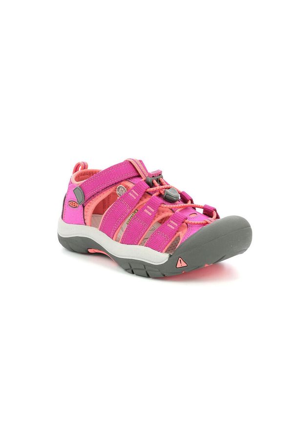 keen - Buty trekkingowe dla dzieci Keen Newport H2 Youth. Zapięcie: rzepy. Kolor: różowy. Materiał: syntetyk, materiał
