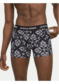 Jack & Jones - Jack&Jones Komplet 3 par bokserek Paris 12259575 Czarny. Kolor: czarny. Materiał: bawełna #5