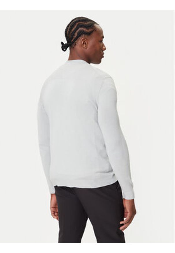 BOSS Sweter K_Momentum 50541944 Szary Regular Fit. Kolor: szary. Materiał: syntetyk, bawełna