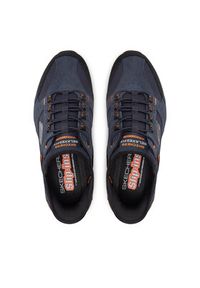 skechers - Skechers Sneakersy Oak Canyon 237450 Granatowy. Kolor: niebieski. Materiał: zamsz, skóra
