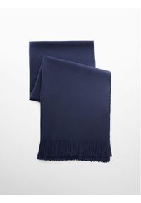 mango - Szalik Mango. Kolor: niebieski #1