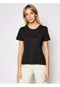 Tommy Jeans T-Shirt Tjw C Neck DW0DW09194 Czarny Slim Fit. Kolor: czarny. Materiał: bawełna #1