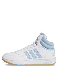 Adidas - adidas Sneakersy Hoops 3.0 Mid W F5321 Biały. Kolor: biały. Materiał: syntetyk