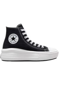 Trampki Converse Chuck Taylor All Star Move Hi, Kobiety. Kolor: czarny. Materiał: tkanina, materiał. Model: Converse All Star
