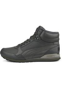 Buty do chodzenia męskie Puma ST Runner V3 Mid. Zapięcie: sznurówki. Kolor: szary. Materiał: guma, materiał, syntetyk. Szerokość cholewki: normalna. Sport: turystyka piesza