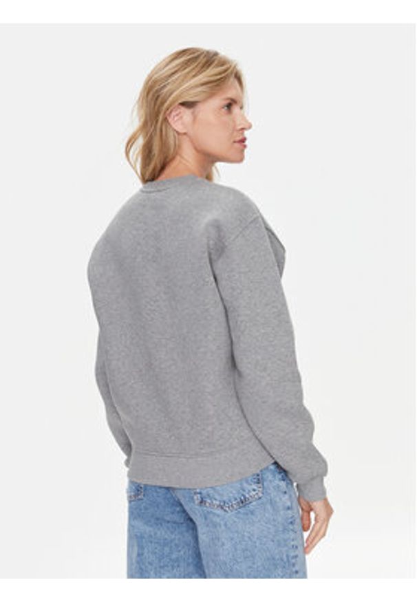 TOMMY HILFIGER - Tommy Hilfiger Bluza Logo WW0WW39791 Szary Regular Fit. Kolor: szary. Materiał: bawełna, syntetyk