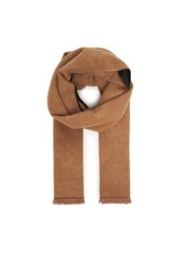 Guess Szalik AM9532 POL03 Brązowy. Kolor: brązowy. Materiał: poliester, materiał