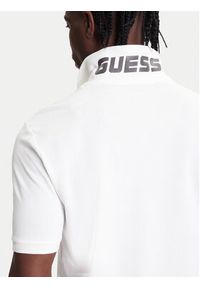 Guess Polo Z5YP02 K9WF1 Biały Regular Fit. Typ kołnierza: polo. Kolor: biały. Materiał: bawełna #5