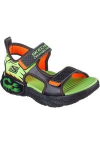 skechers - Sandały dla dzieci Skechers Creature splash bugt. Kolor: zielony. Materiał: materiał, syntetyk. Styl: sportowy #1
