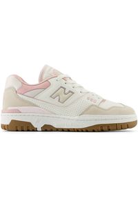 Buty damskie New Balance BBW550HL – beżowe. Kolor: beżowy. Materiał: materiał, skóra, syntetyk. Szerokość cholewki: normalna