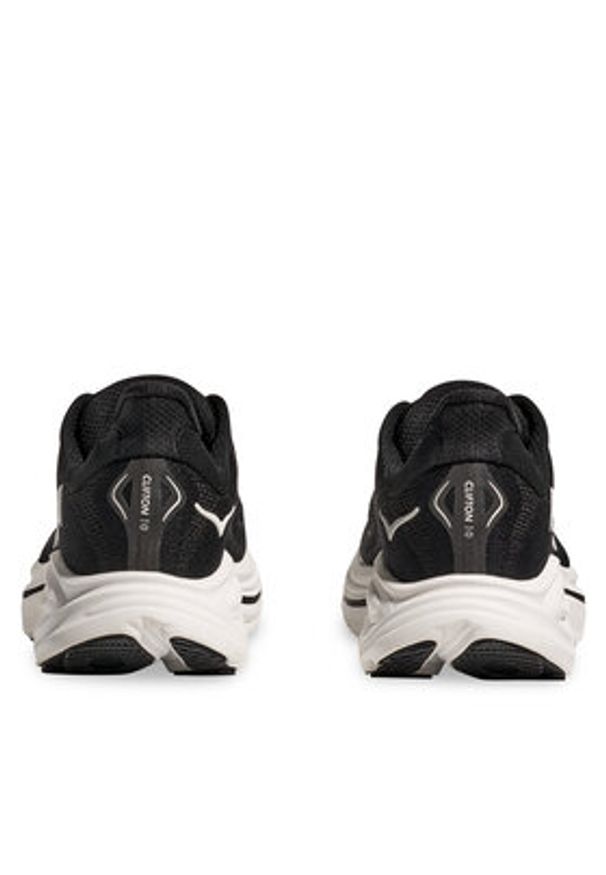 HOKA - Hoka Buty do biegania Clifton 10 Czarny. Kolor: czarny. Materiał: materiał