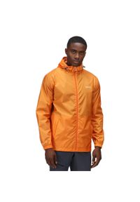 Regatta - Męska kurtka trekkingowa kieszonkowa Pack It Jacket III. Kolor: wielokolorowy, pomarańczowy, żółty. Materiał: poliamid. Sport: turystyka piesza