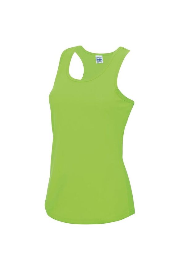 JUST COOL - Kamizelka Top Dla Pań. Kolor: zielony. Sport: turystyka piesza
